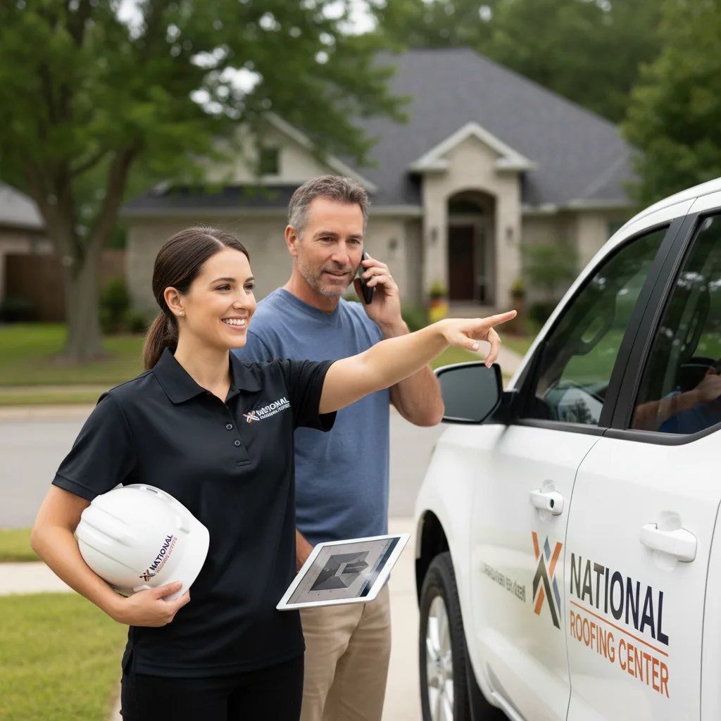 National Roofing Center customer support in Huxley