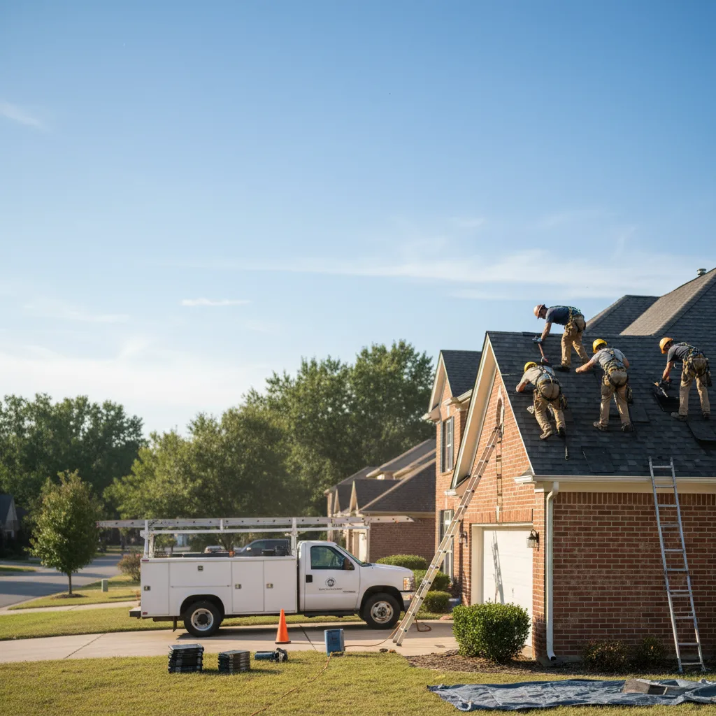 Roof Repair in Huxley